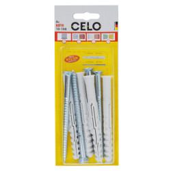 Product image of  blister MFR 10-100 countersunk plug with countersunk screw with TX reccess