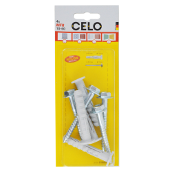 Product image of blister MFR 10-60 flat rim plug with hex-head screw with integral washer