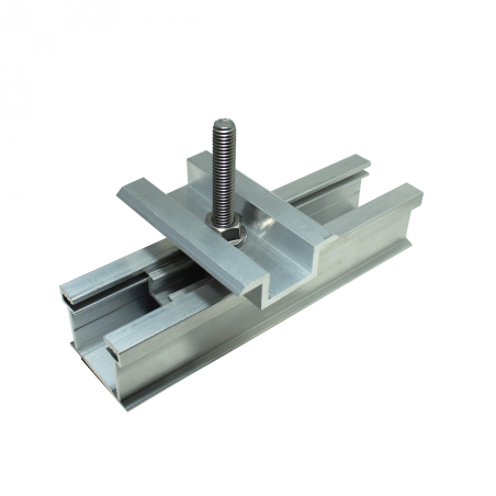 Solar kit for metal sheet roofs