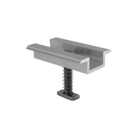 Bag of mid clamps for solar panels