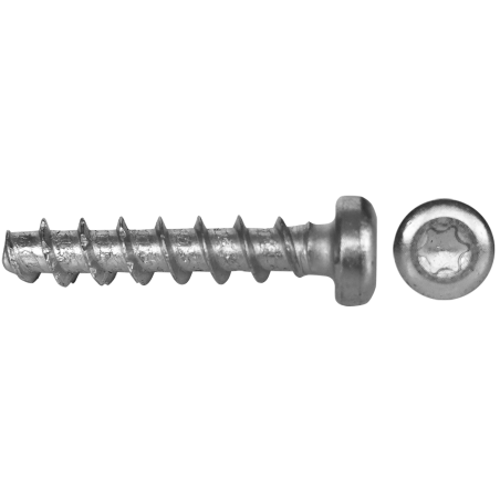 Product image of Concrete screw BTS4 PT 4x25,pan head,Zinc Plated,drill bit included