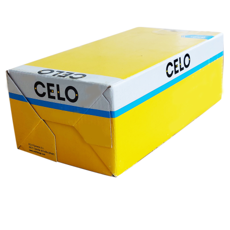 Packaging photo of the back side of the CELO box 13NE-9