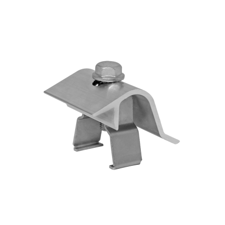 Bag of end clipped clamps for solar panels