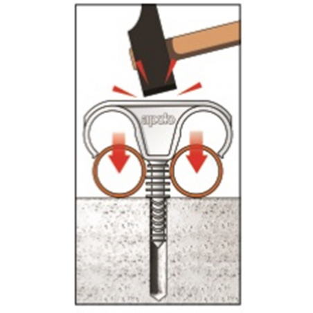 Plastic bag double clip with plug