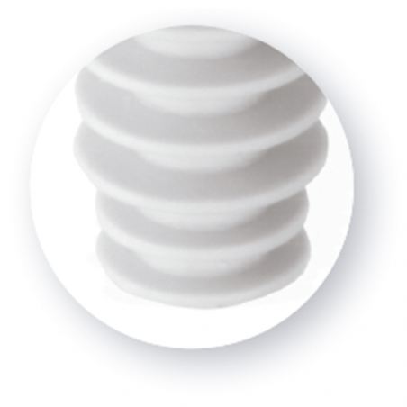 Plastic bag double clip with plug