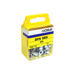 Blister Nut with nylon insert lock DIN 985