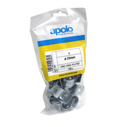 Plastic bag one hole pipe strap clip F