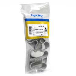 Plastic bag double clip with plug