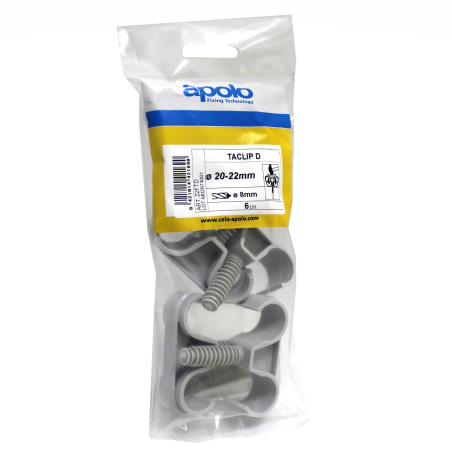 Plastic bag double clip with plug