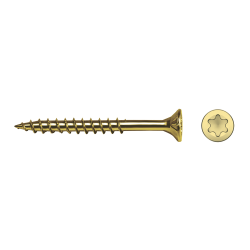Chipboard screw VELOX® SIT yellow zinc plated partial thread