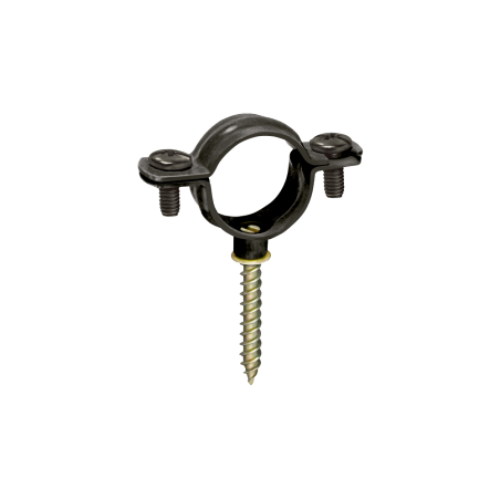 Plastic bag metal plasticized clamp for gas M6 GNK