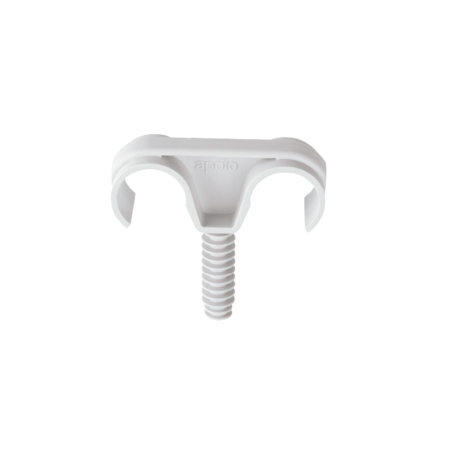 Plastic bag double clip with plug