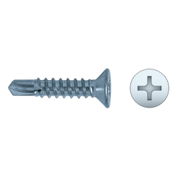 Self-drilling screw for PVC PVE46