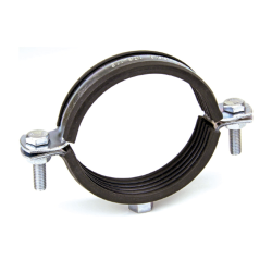 Heavy duty EPDM rubber lined pipe clamp RIH