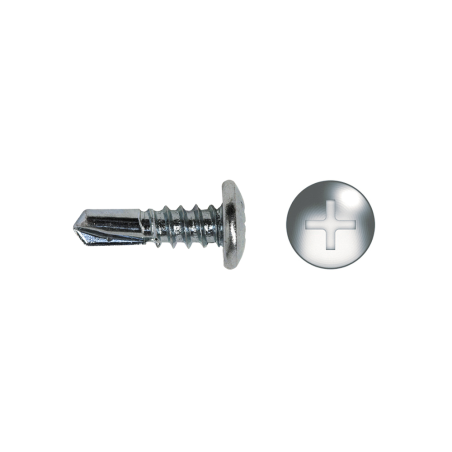 Plastic bag self-drilling screw wide head AGRP