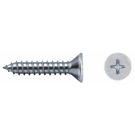 Self-tapping screw DIN 7982 countersunk head