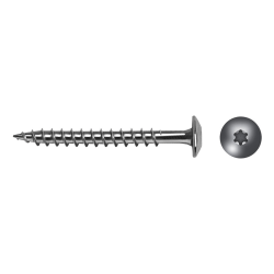 Stainlees steel screw mushroom head BTW