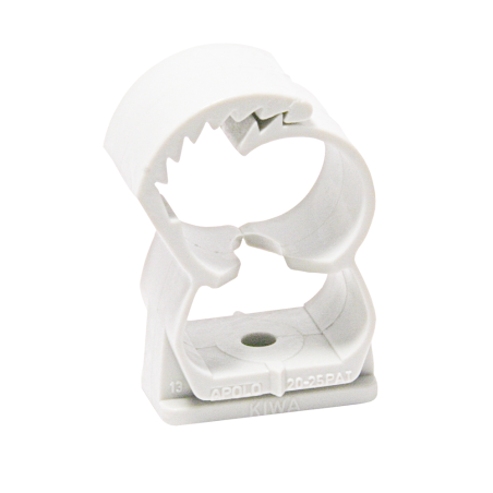 Product image of plastic clamp Abranyl ABT White
