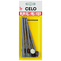 Product image of blister window frame screws FBS with cover caps