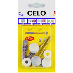 Product image of blister standing toilet installation set WC