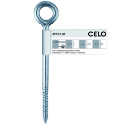 Product image of single label eyebolt screw OES
