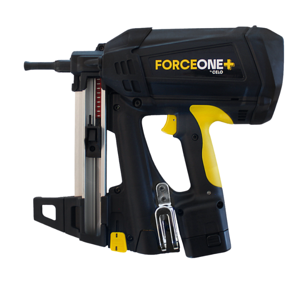 The FORCE ONE+ is the most advanced nail gun on the market