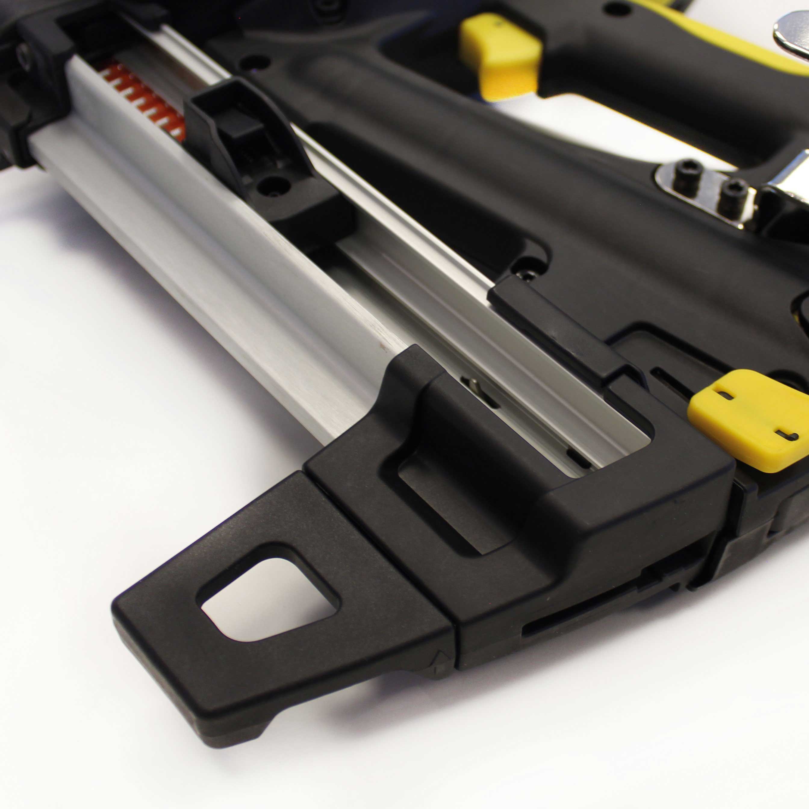 The improved foot allows for better support and stability while shooting