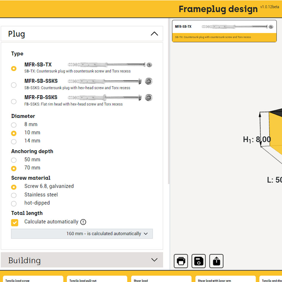 EN_MFR-software_CELO_plug CELO Software MFR - calculate your fixings for facade subructure