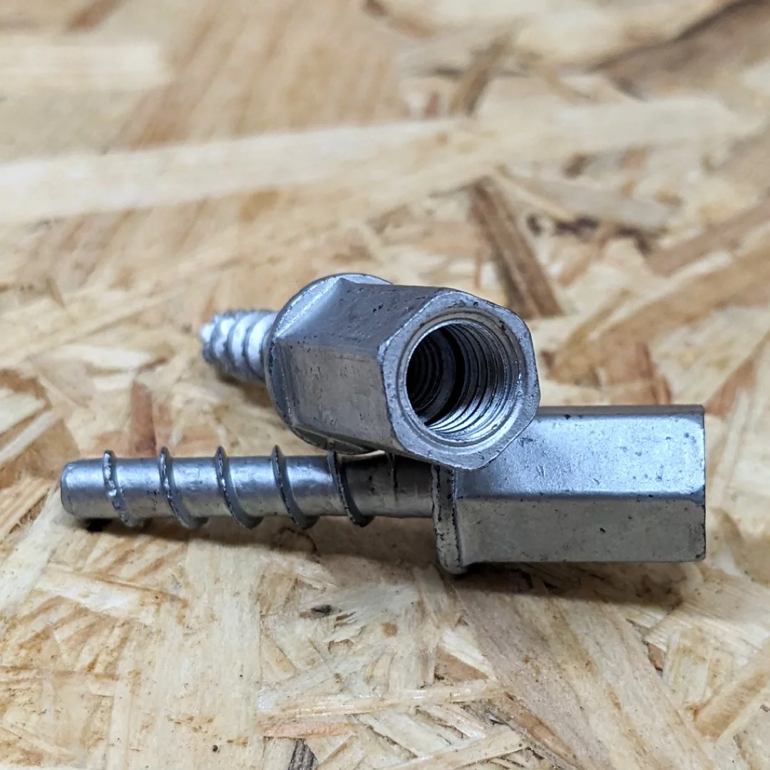 BTS6 H concrete screw with double internal thread M8/M10