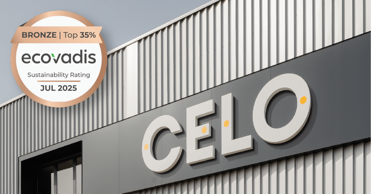 CELO's EcoVadis bronze medal
